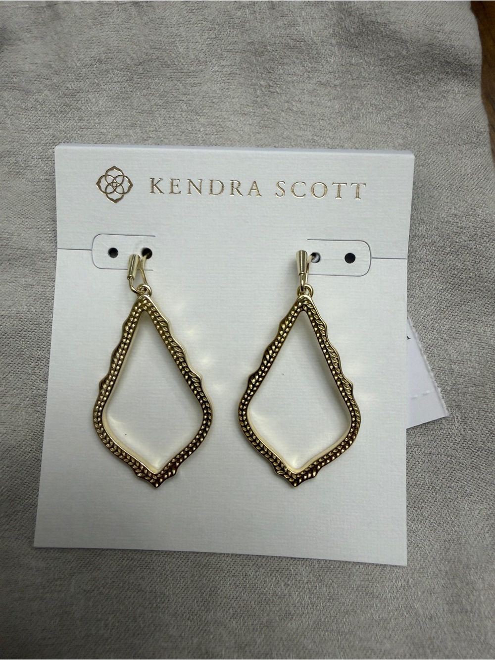 Kendra Scott Gold Slim Stick Drop Earrings